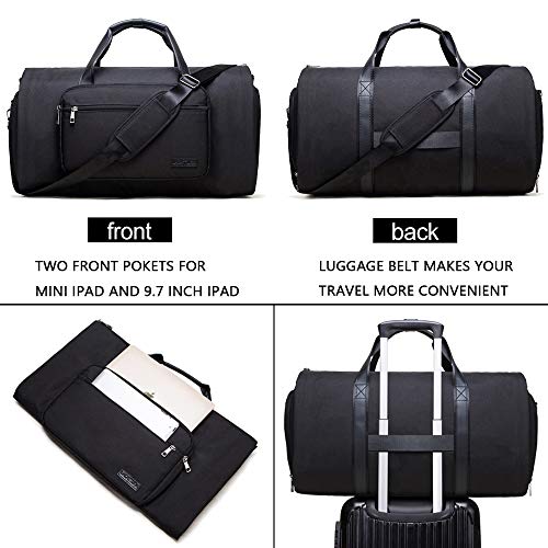 Carry on Garment Bags Convertible 2 in 1 Suit Travel Bag with