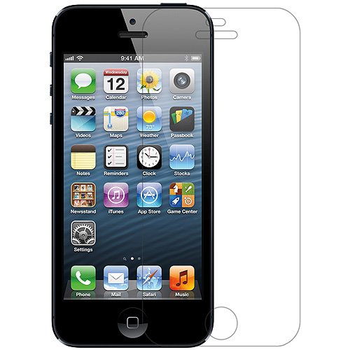 Amzer Super Clear Screen Guard Protector With Cleaning Cloth For Apple Iphone 5, Iphone 5S, Iphone Se (Fits All Carriers) #TOP3