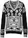 LOS ANGELES KINGS WOMENS BIG LOGO V-NECK SWEATER MEDIUM