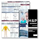 H&P Notebook: 110 Perforated Medical History & Physical Templates, 2-Page View, Spiral-Bound, Pocket Size 8.5'x5.5', Includes Medicine Reference Sheet, Ideal for Students & Professionals - 1 Pack