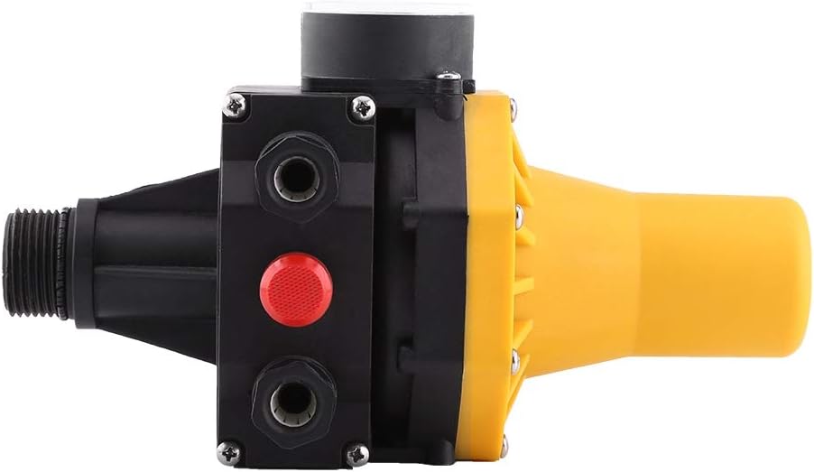 Automatic Water Pump Pressure Controller, 220V Electric Control Switch with Pressure Gage Water Pump Automatic Control Switch Vertical with Pressure Gauge Without Wire Electronic Pressure Switch