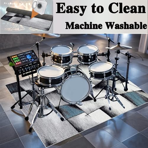 Tapis de protection pour accessoires de percussion antidérapant