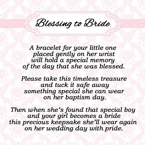 Cherished Moments Sterling Silver Blessing to Bride Bracelet for Baby Girl Blessing Day3