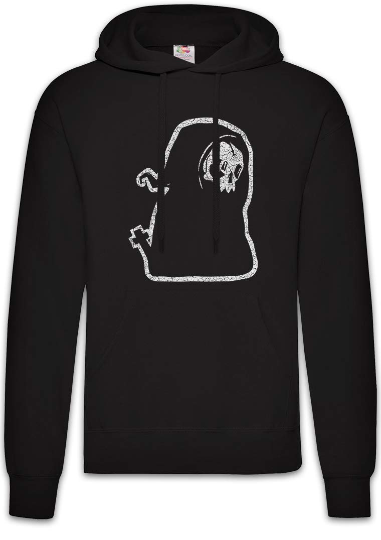 Urban Backwoods Blind Skater Hoodie Sudadera con Capucha Sweatshirt Negro Talla 2XL