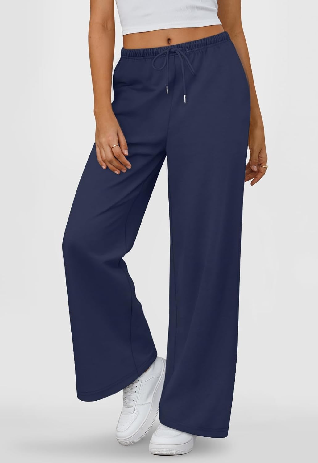 Sweatpants Women Baggy Wide Leg Lounge Casual Pajama Sweat Pants - Image 5