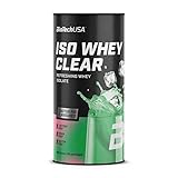 BioTechUSA Iso Whey Clear | Molkenproteinisolat-Getränkepulver | 21 g Protein pro Portion | Laktose-, zucker- und glutenfrei, 400 g, Kaktusfeige