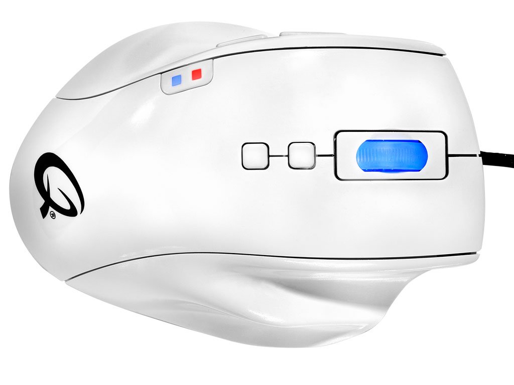 Mobility Lab Mouse Ottico Cablato 1600 DPI Per Mac E PC – Design Ergonomico, Click Silenzioso E Rotella Di Scorrimento Veloce, Colore Bianco