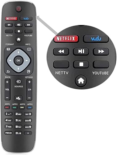 Miniatura 1 de Mando a distancia universal para Philips TV, repuesto para todos los televisores inteligentes Philips LCD LED 4K UHD