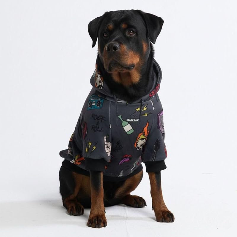 Moletom com Capuz para Cães Spark Paws em Tecido Macio com Elasticidade DW340058
