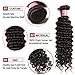 Donmily 10A Brazilian Virgin Hair Deep Curly Wave 3 Bundles 100% Unprocessed Remy Human Hair Weave Natural Color (12 14 16inch)