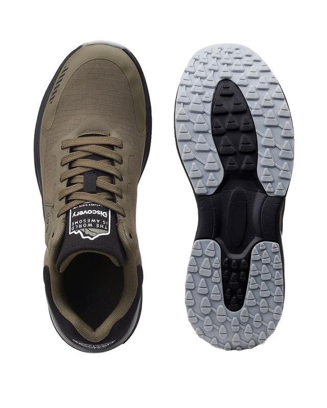 Image of Bacca Bucci Discovery Globe Sneakers for Men Lightweight Running Shoes with 95-Density Rebound Insock, Rubber Outsole & Stylish Design