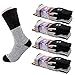 L&M 12 Pairs Thermal Socks Winter Ultra Warm Boot Socks Fits Size 10-15 Assorted Colors (12 Pairs)