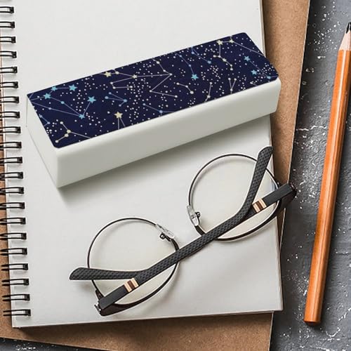 Étui à lunettes phosphorescent constellations de minuit style unique - 4