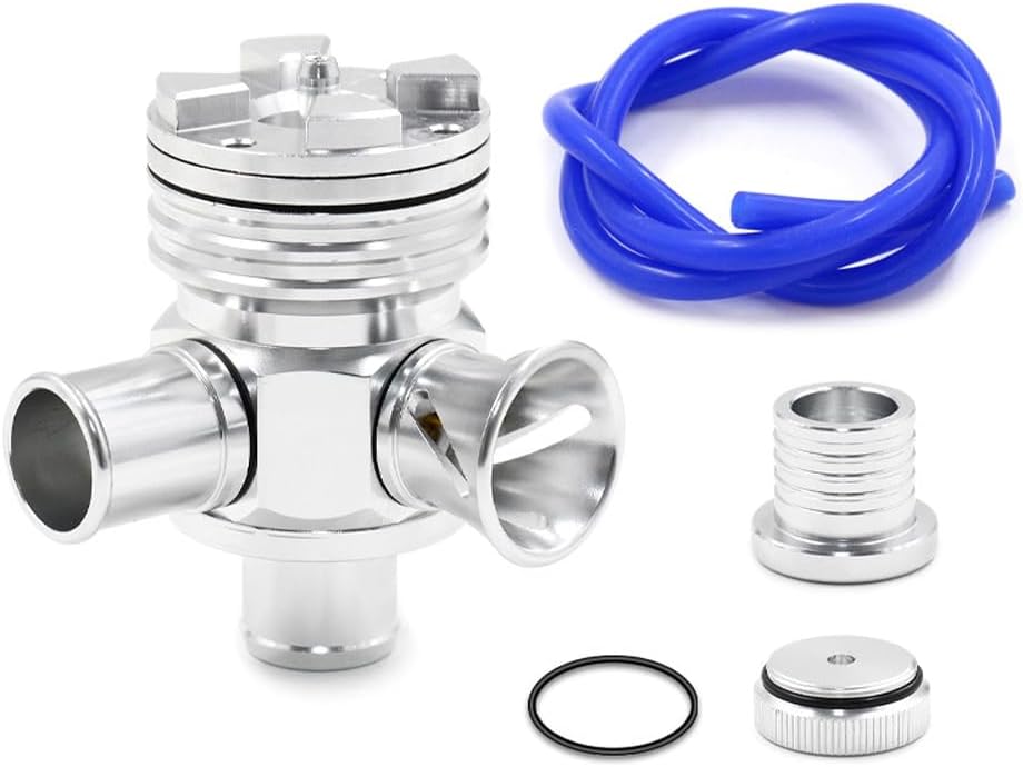 Amazon.co.jp: ADPOW 汎用ブローオフバルブキット 25mm ターボ用 BOV 調整可能いい音 減圧弁 安全弁 クランプ ...