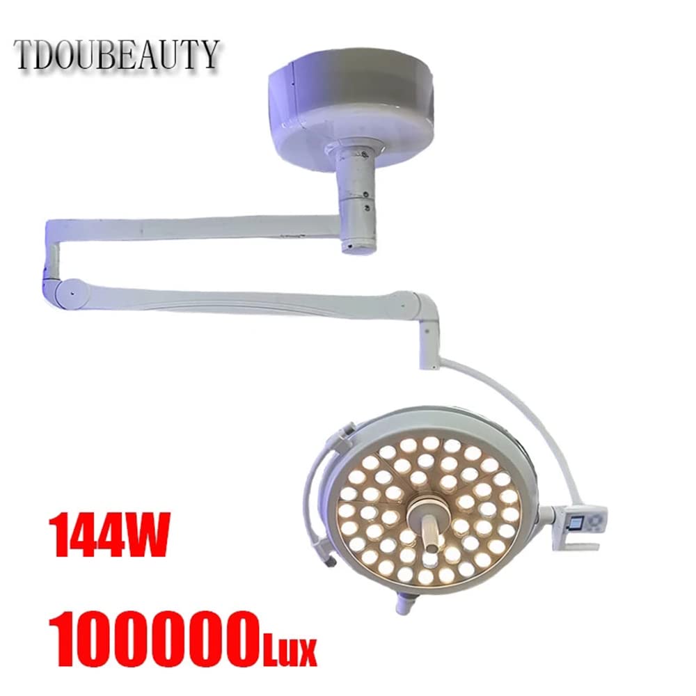 TDOUBEAUTY Celling Medical Operation Room Theatre LED Shadowless Light 144W Dental Light Pet Surgical Light Tattoo Light90v-230V