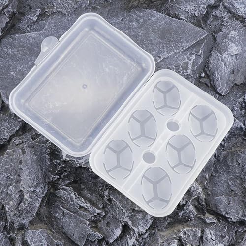 Portahuevos portátil con 6 cajas de almacenamiento herméticas y sistema protector antichoque 5