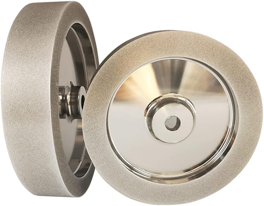 8 inches CBN Grinding Wheel for T-4 Sharpening System - 200mm*38mm*12mm,Grinding Wheel for Sharpening High-Speed Steel (HSS) Tools (Right Angle, 160 grit)