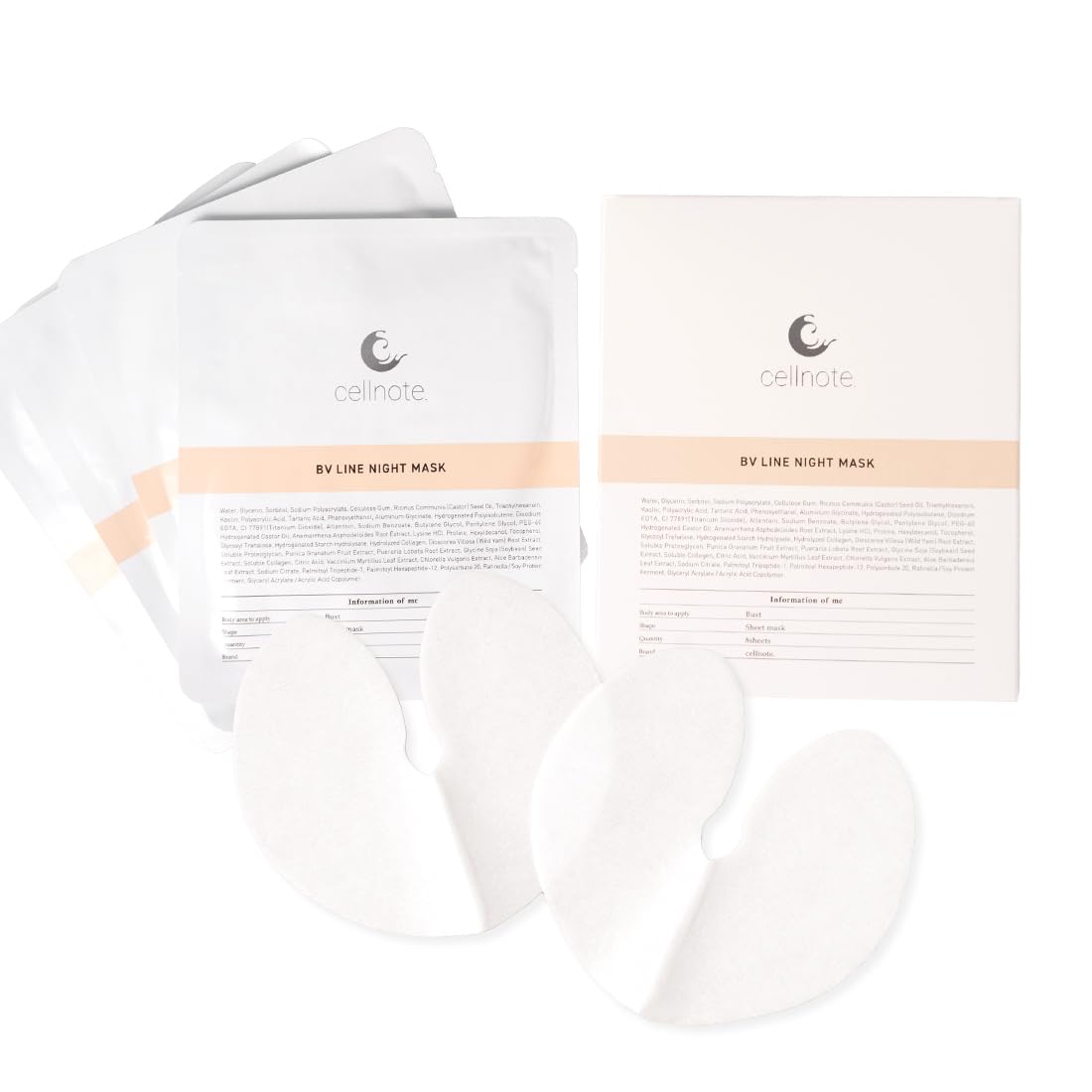 BV LINE サプリメント4袋 & BV LINE NIGHT MASK