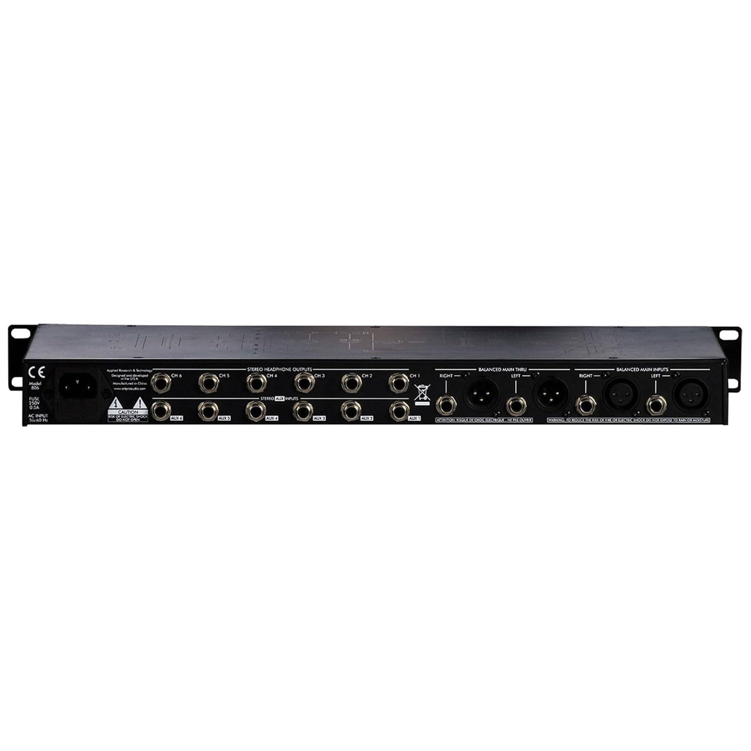 Art Headamp 6 Pro - Amplificatore per cuffie a 6 canali con cavo keepdrum