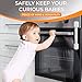 Baby Safety Cabinet Locks (6 Pack + 4 Guards) 3M Adhesive Child Proofing Latches, to Baby Proof Cupboard, Drawers, Fridge, Toilet Seat, Dishwasher, Adjustable Kids Proofing Straps