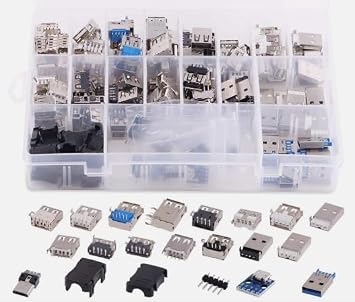 موصل قابس USB 3.0 2.0 من النوع A ذكر وأنثى من Mustpoint مكون من 180 قطعة من المقابس الصغيرة من DIY