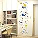 Pegatina pared vinilo decorativo medidor altura fauna marina para cuartos niños juegos...