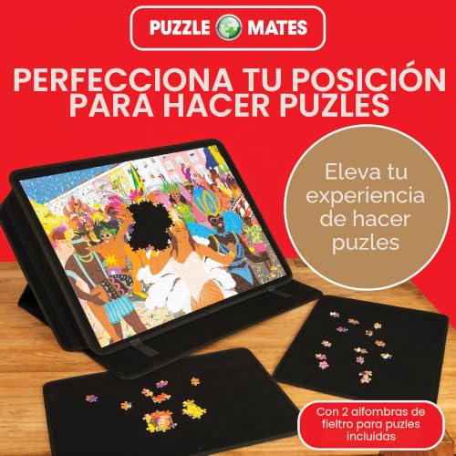 Tablero de rompecabezas portátil con ángulo ajustable para puzzles de 1000 piezas 2