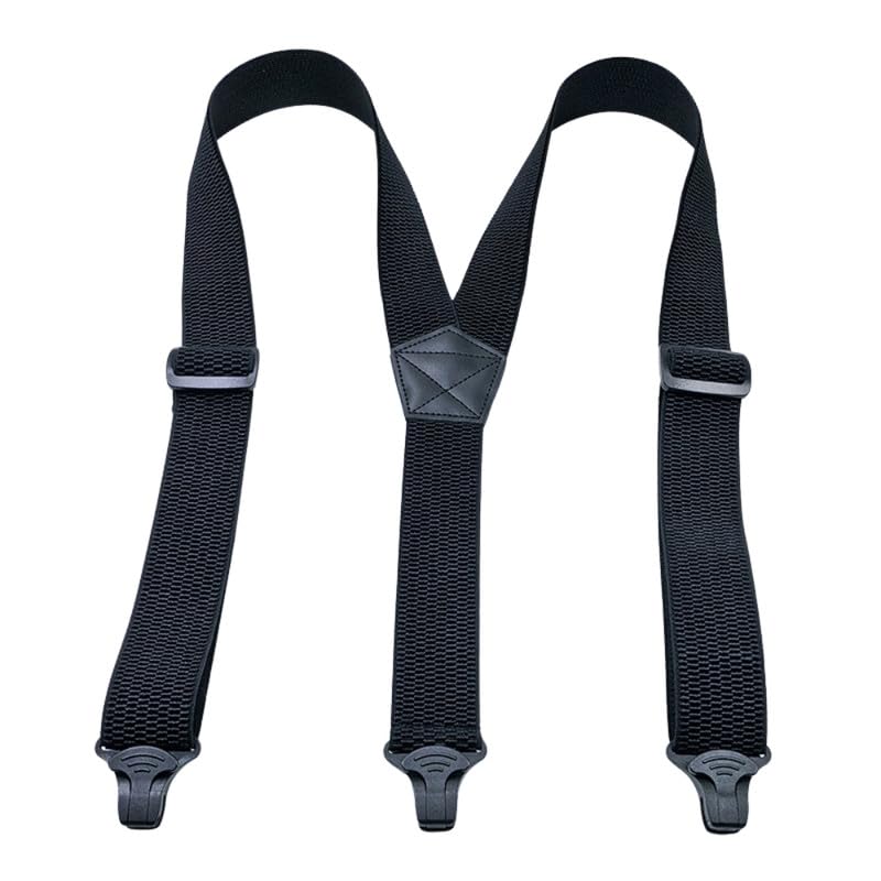 fulaida 3.8CM Elastic Suspenders for Men and Women with 3 Plastic Clip Buckles Adjustable Strap Braces-picture-54