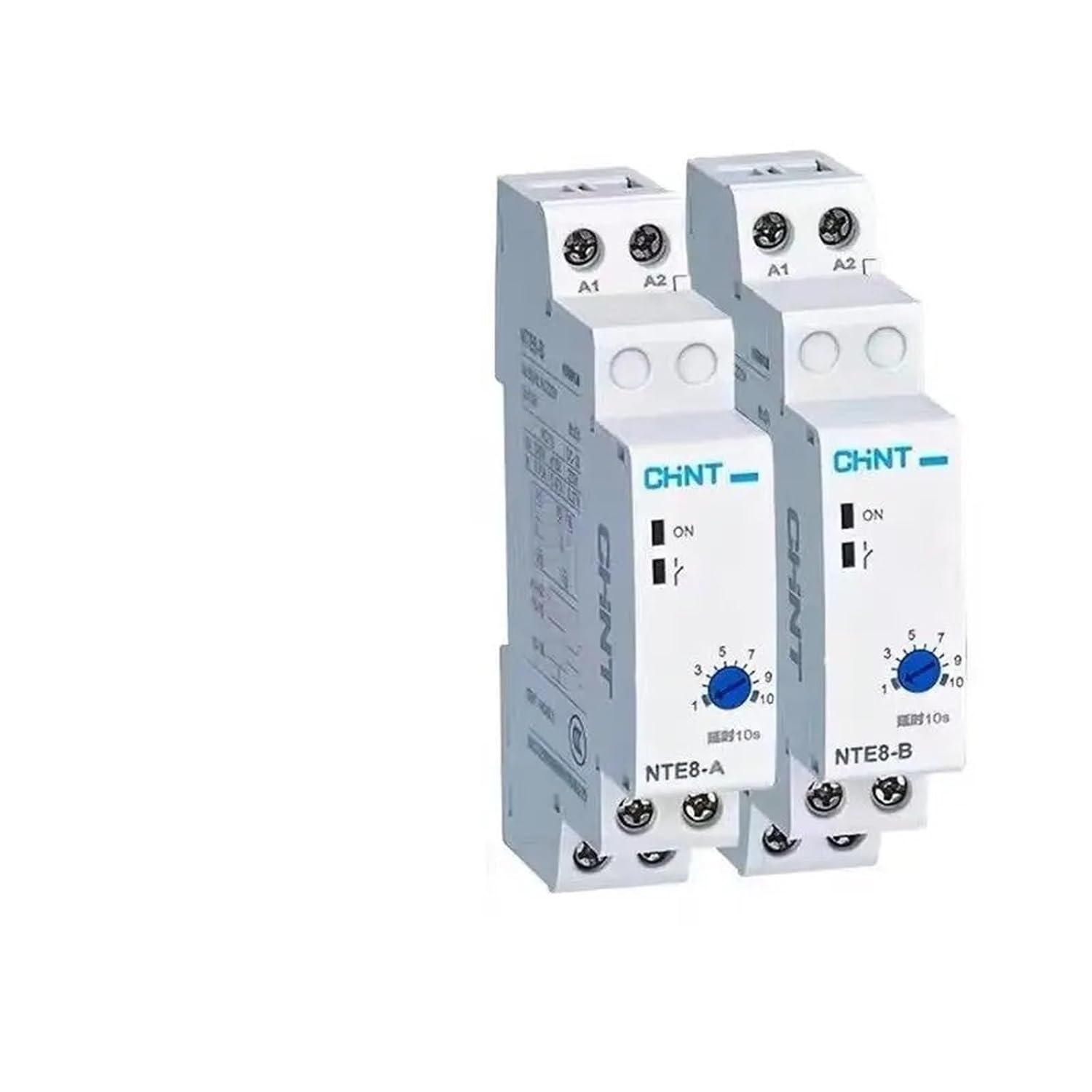1PCS NTE8 Series Time Delay Relay Control Off Power On Delay NTE8-A NTE8-B 5S 10S 120S 480S AC220V DC24V Din Rail Digital Timer(24V DC,NTE8-B 12-120S)