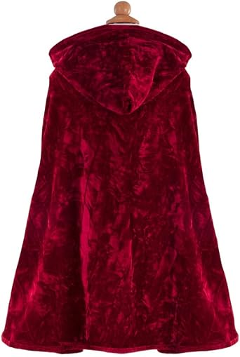 Great Pretenders Little Red Riding Hood Costume for Kids,| Luxurious Velour Cape with Hood, Machine-Washable