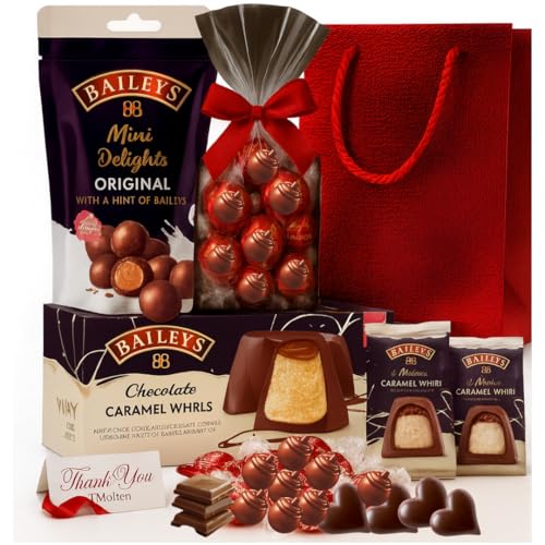 Baileys Gift Set Mothers Day Gifts For Her 500g Bailes Original Irish Cream Truffles Lint Assorted New Bailes Mallow | Chocolate Gifts for Her Mothers Day Birthday Presents for women