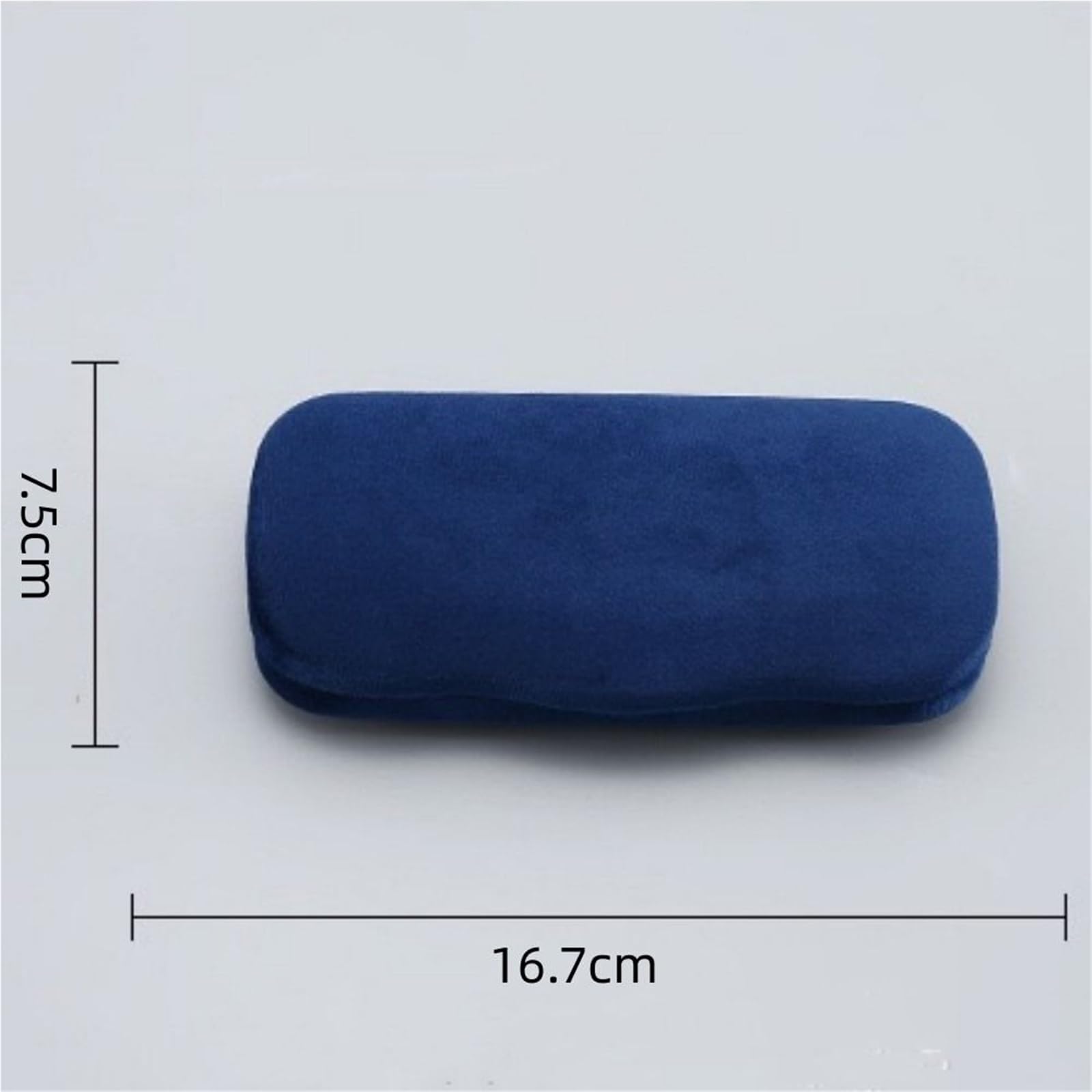 Estuche for gafas for mujer, caja de hierro felpa con letras, estuche for antipresión, for sol for estudiantes, 2 uds Para Gafas