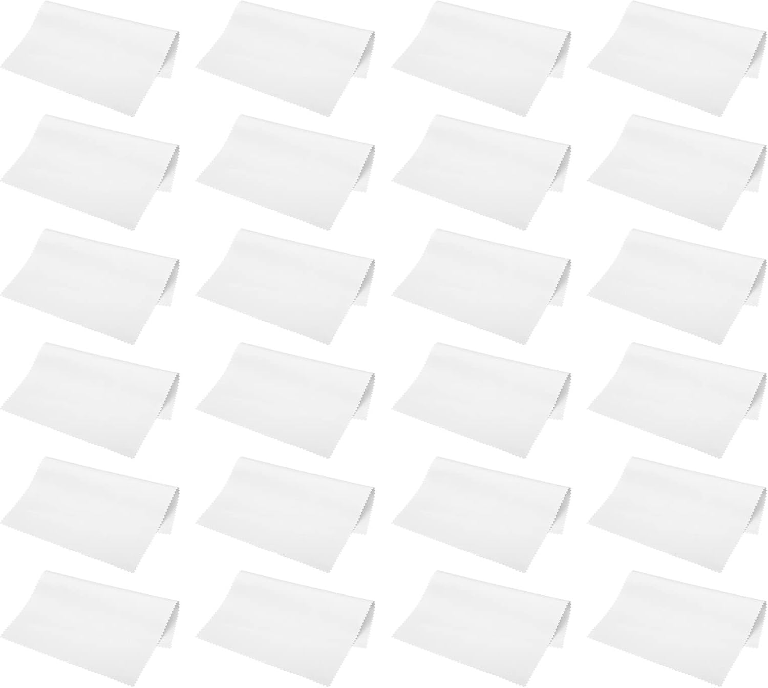 PATIKIL Eyeglass Microfiber Cleaning Cloth 7"x6", 24 Pack