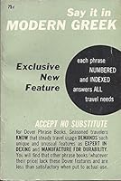 Say it in Greek B0007E7RBO Book Cover