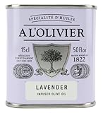 A L'Olivier Lavender Infused Olive Oil Tin, 150ml (5oz)