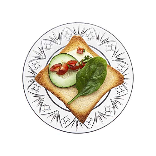 Godinger Appetizer Plates Dinnerware Set, 6Inch - Dublin Collection, Set Of 4 #TOP17