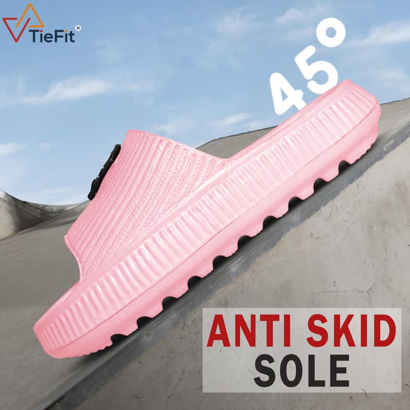 Image of TieFit EVA Slides for women's Comfortable & Light Weight | Ultra Soft Slippers /Sliders for Adult