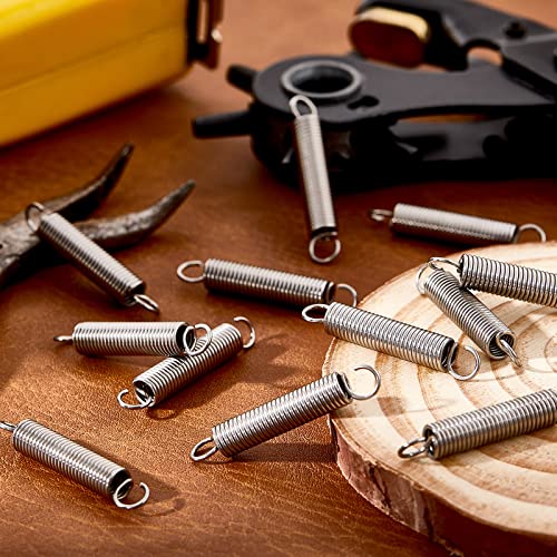 10 Pcs Sp 9600 Extension Spring 1/4 Inch X 1-1/2 Inch Spring Extension 0.035 Inch Stainless Steel Mechanical Extension Compression Springs Steel Construction #TOP3