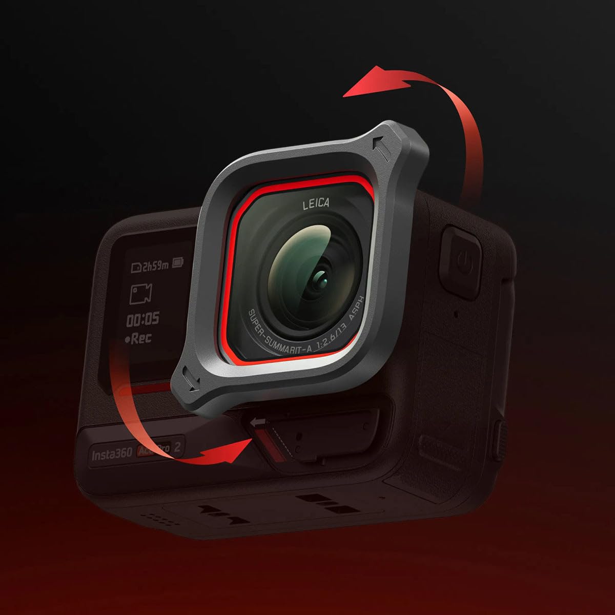 Insta360 Ace Pro 2 Protège-Objectif (Noir Minuit)