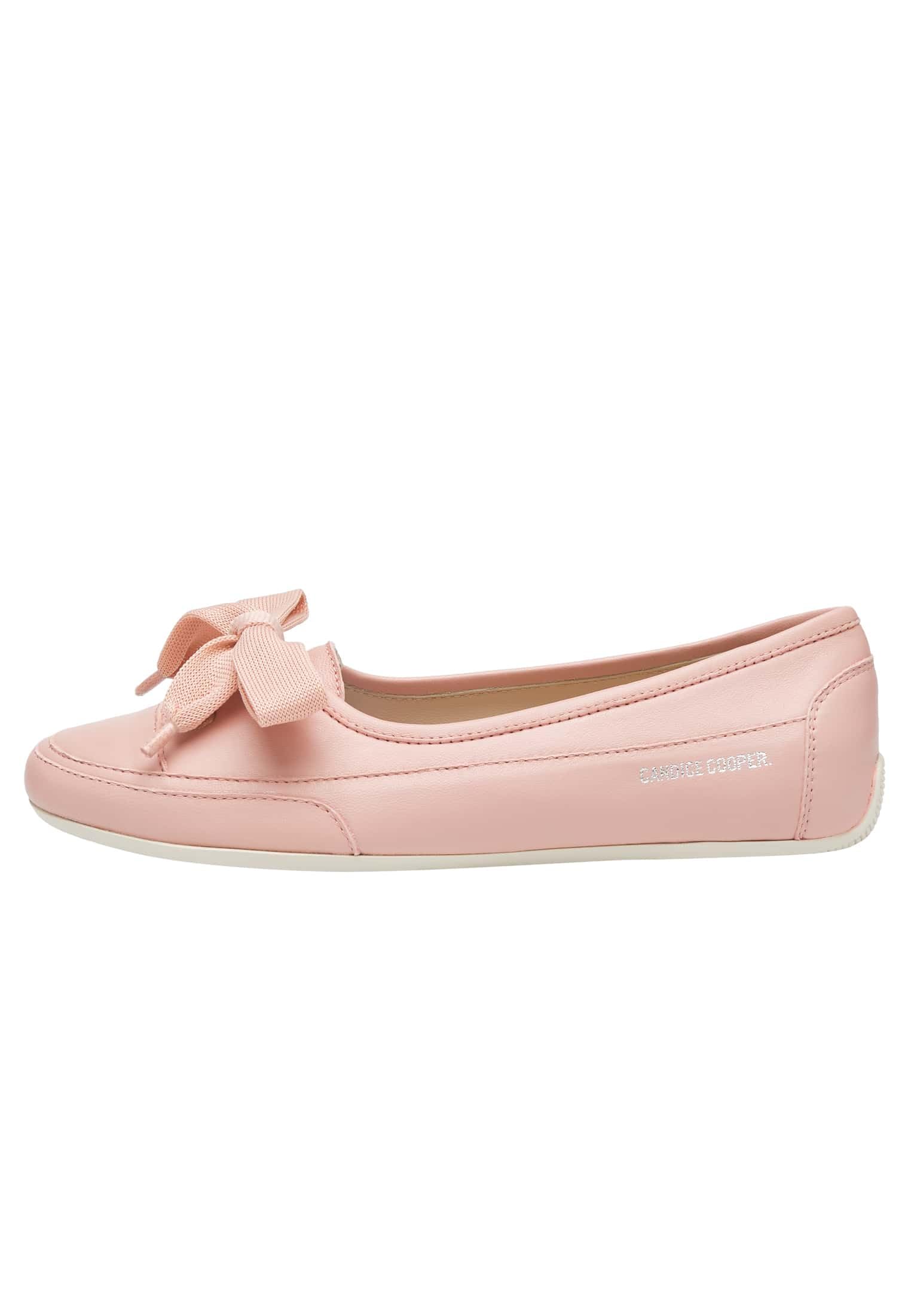 Candice Cooper Women's Candy Bow Ballet Flats, Cyclamen Cream, 9.5 UK