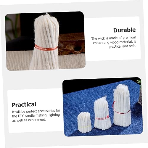 Wicks de algodón multifuncionales para velas y lámparas 5 pzas miniatura 5