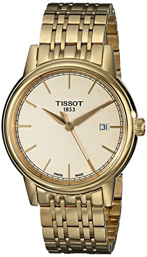 Image of Tissot Men's T0854103302100 Analog Display Quartz Gold Watch