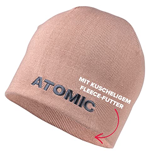 ATOMIC Alps Slouch Beanie Mütze | Merinowolle Mit Fleece-Stirnband | Nachhaltige Wintermütze Für Damen & Herren