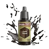 The Army Painter Speedpaint Dark Wood 2.0, Single Modellbau Acrylfarbe 18ml Einschichtige Lackierlösung Für Fantasy Tabletop Miniatures Like Warhammer 40k Figuren und DnD Miniatures