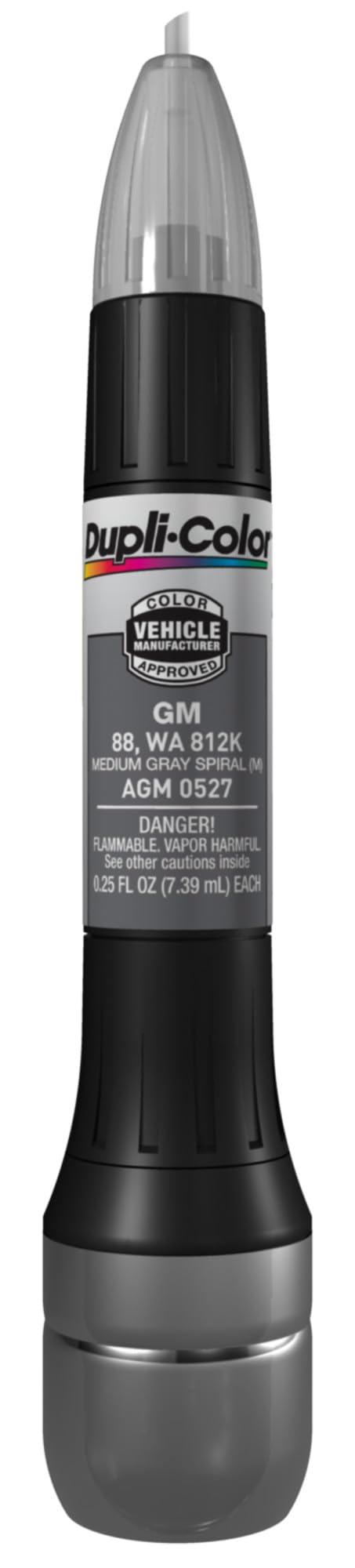 Dupli-Color Scratch Fix All-in-1 Touch Up Paint, Gloss, Medium Gray Spiral (M), .50 fl. oz.