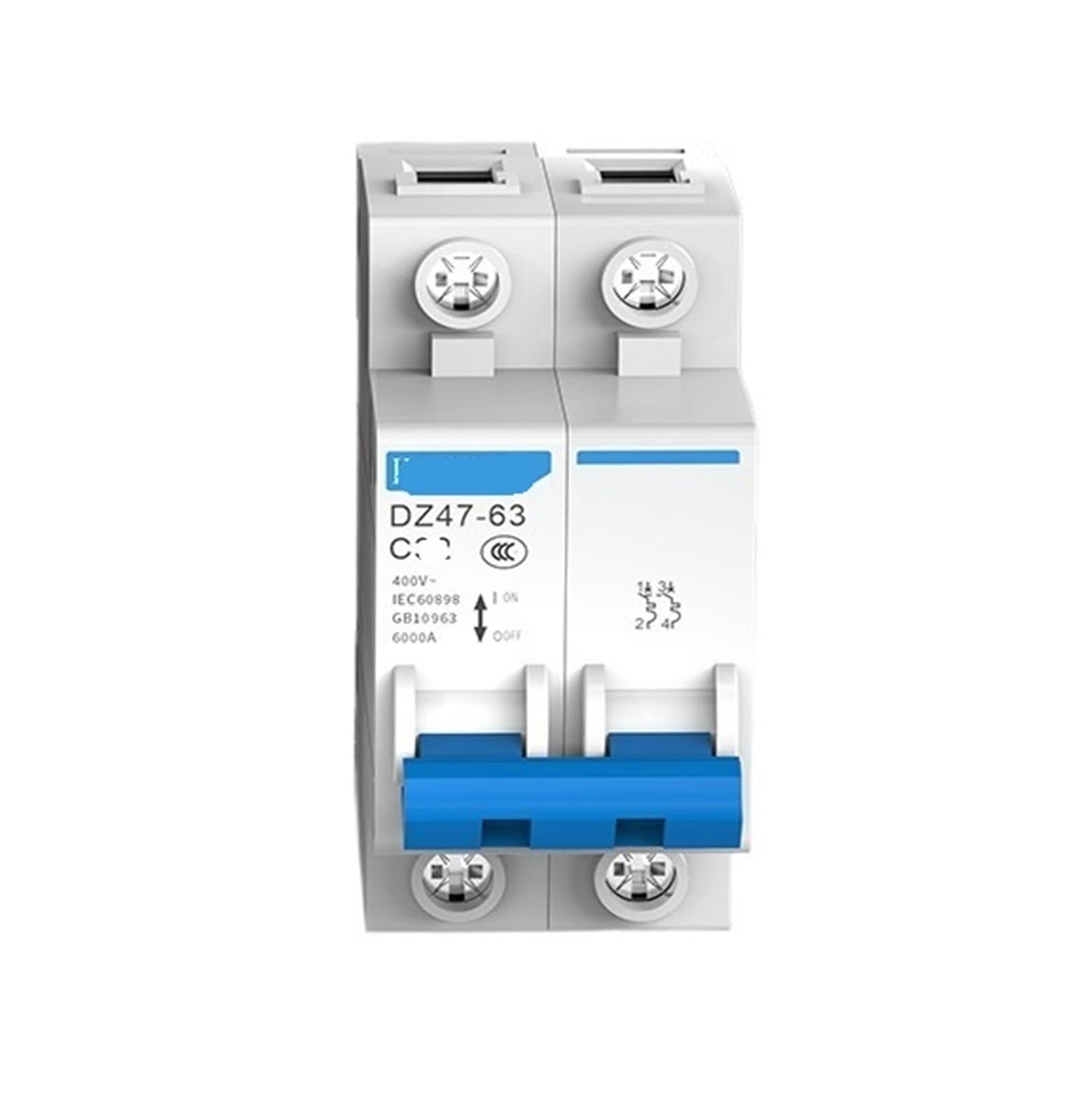 VSPPJYFG 2P Switch air Switch Protector Circuit Breaker 63a Circuit Breaker(DZ47-63/C10A)