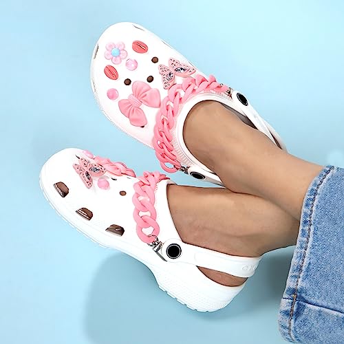 Butterfly Shaped Shoe Chains for Teens, DIY Decoration