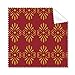 Thailand Golden Red Decorative Pattern Cleaning Cloth Phone Screen Glasses Cleaner 5pcs