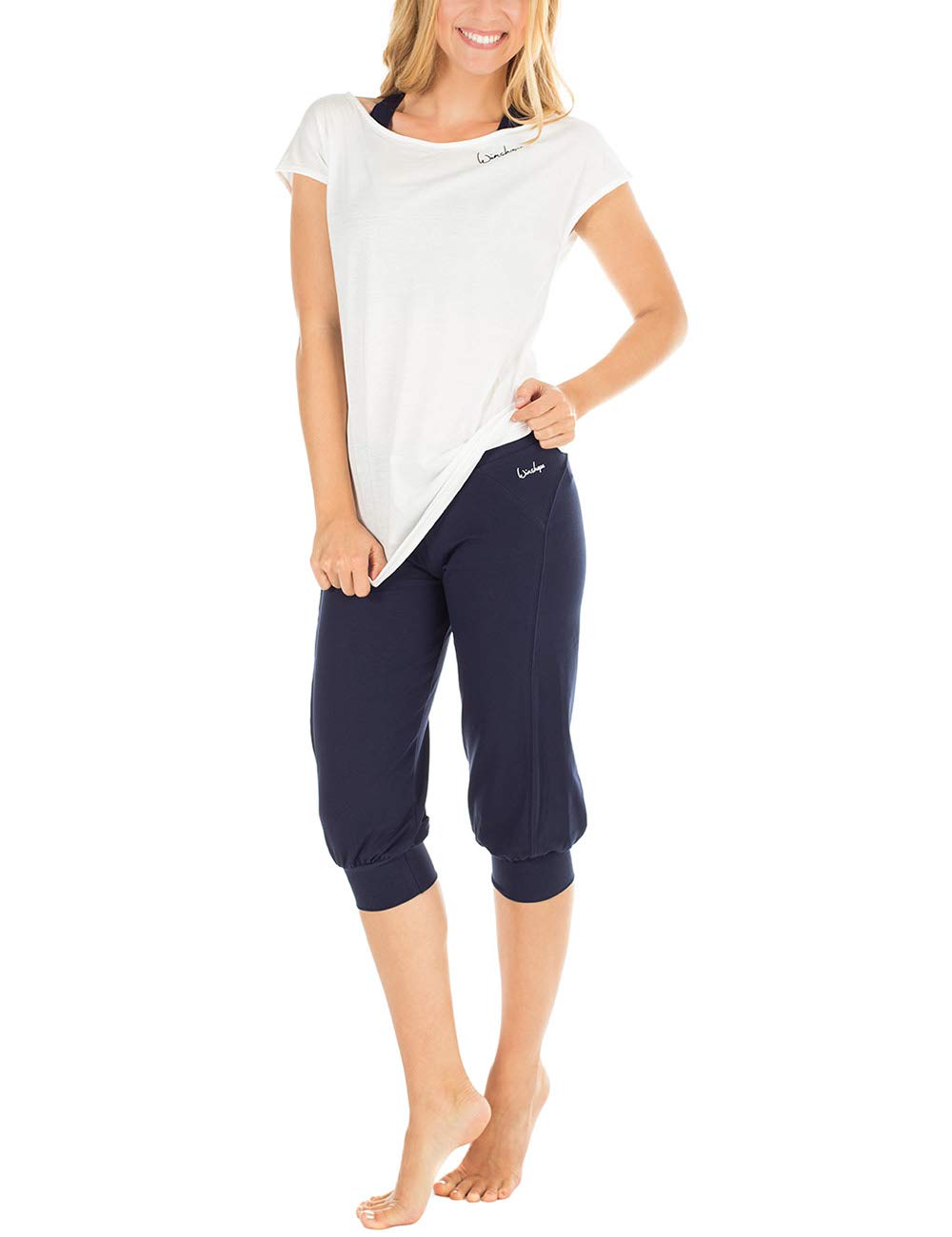 WINSHAPE - Freizeit Sport Capri 3/4 Wbe5, Pantaloni da Ginnastica Donna