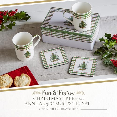 Set de 5 Mugs y Caja Spode Christmas Tree 2025 12 Oz miniatura 2